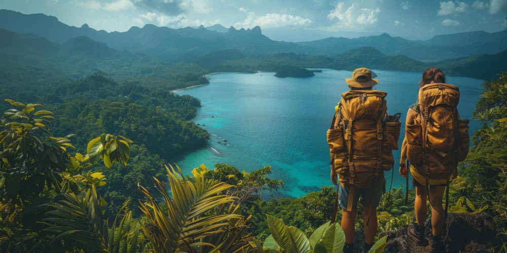 Exploration jungle asie