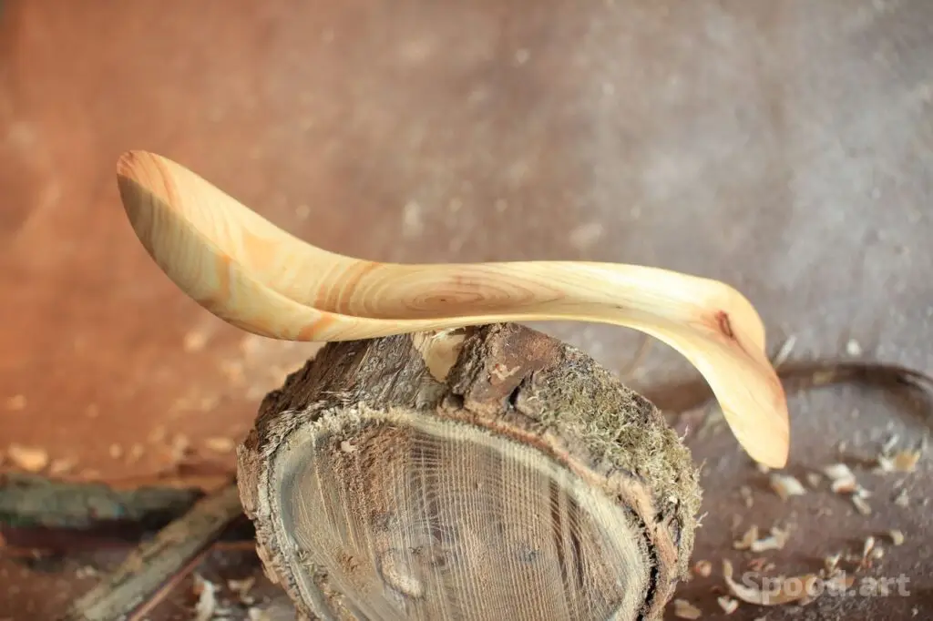 Cuillère en Mélèze d'Europe - Spood