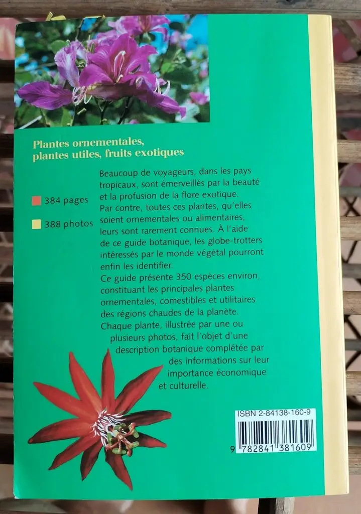Guide des plantes tropicales - 4e de couverture